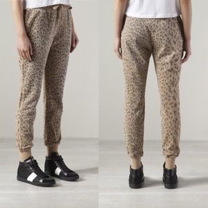 CURRENT/ELLIOTT Leopard Sweatpants NEW Sz Small/1
